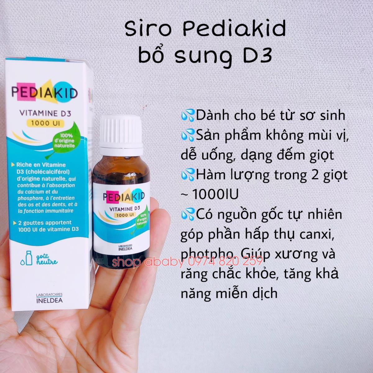 Vitamin D3 20ml Pediakid
