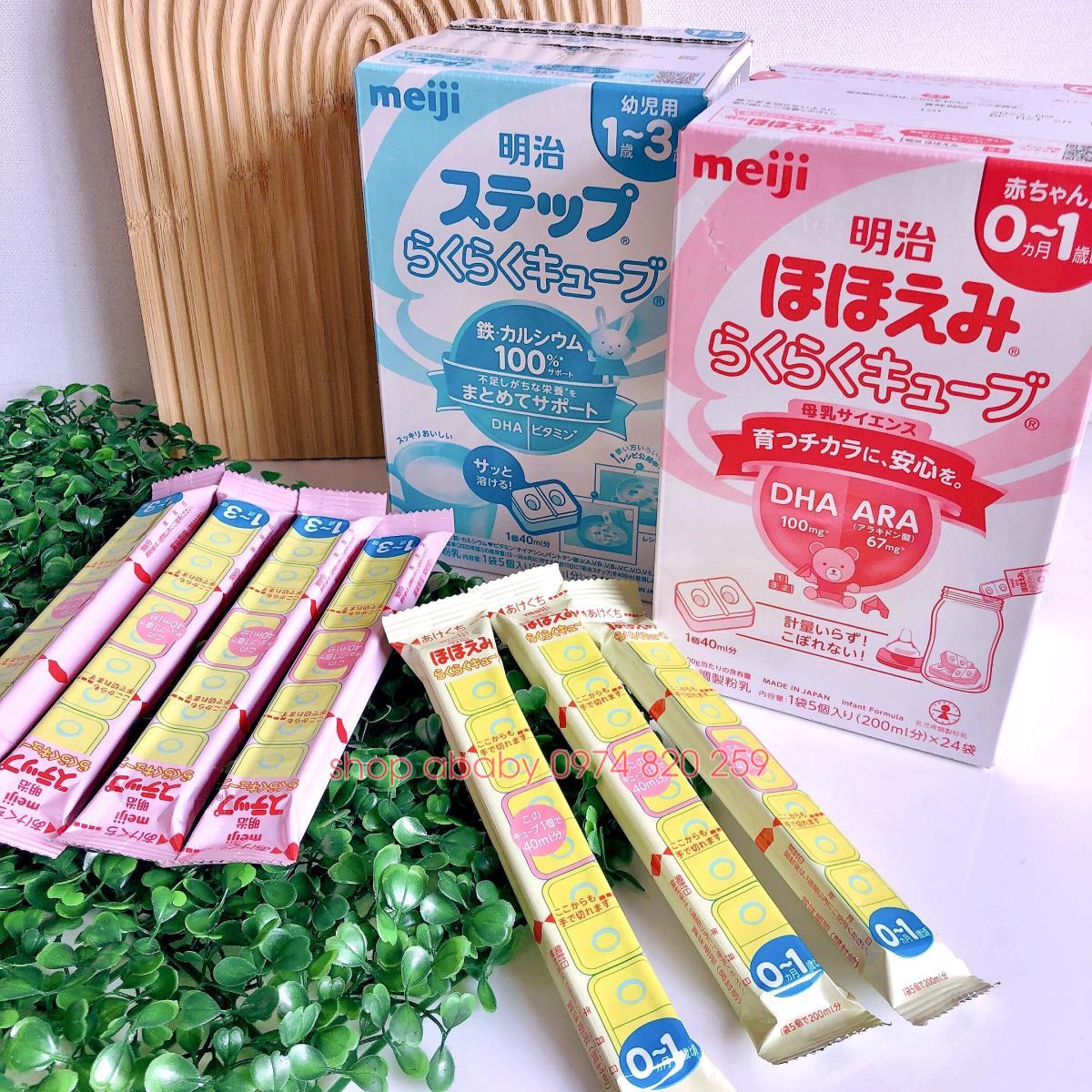 Sữa meiji thanh nội địa (bán lẻ) (hộp 24 thanh) 