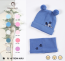 Set mũ len kèm khăn momma(0-24 tháng)